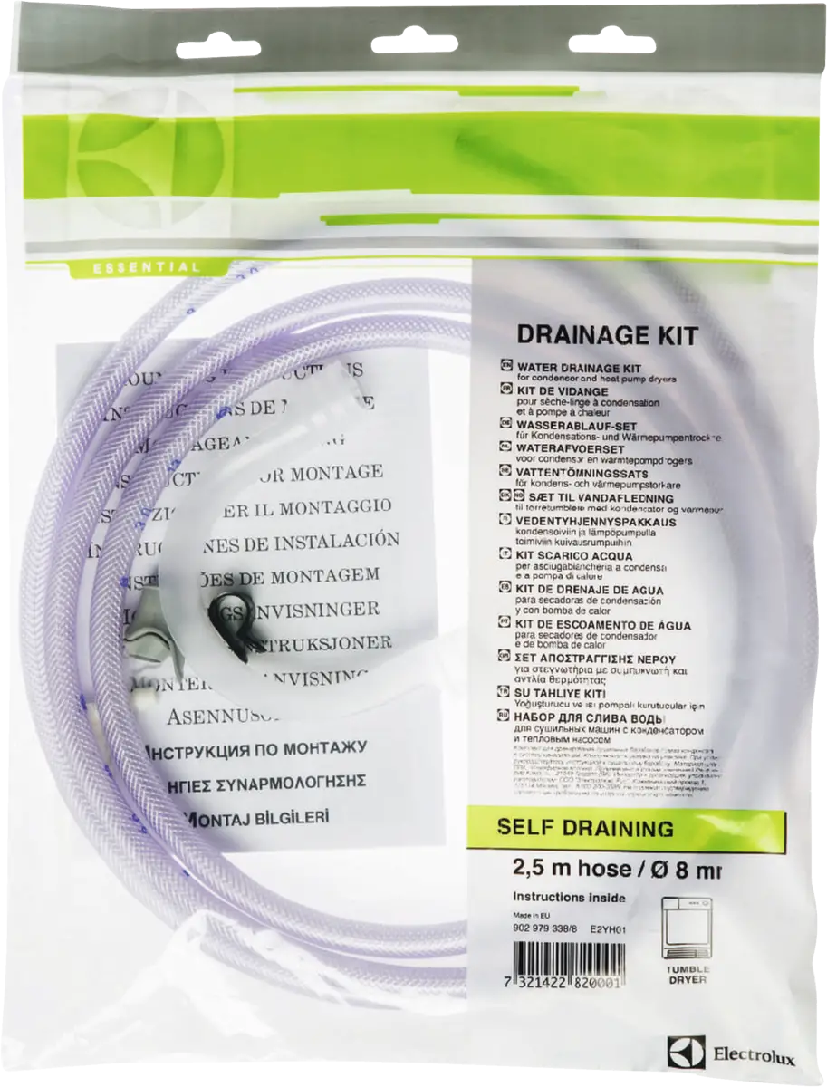 E2YH01 Afvoerset voor condensdroger