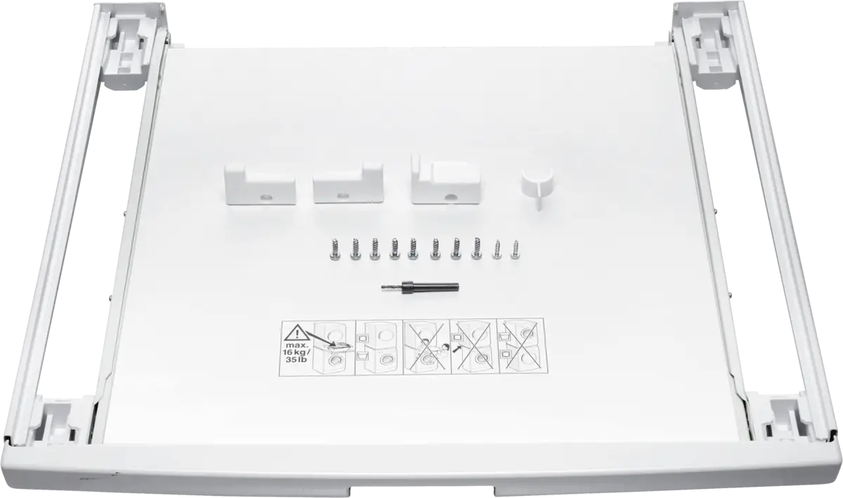 WTZ11400 Verbindingsset was-droogzuil met lade