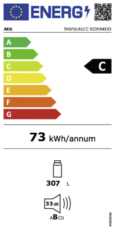 AEG TK6FS181CC energielabel