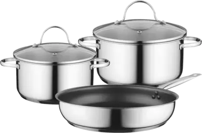 Bosch HEZ9SE030 3-delige pannenset product afbeelding