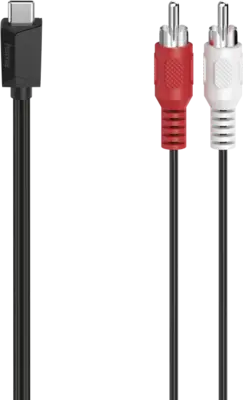 Hama 200730 Audiokabel. USB-C op Cinch, 1,50m