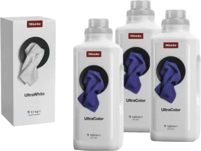 Miele Wasmiddel SET 3x Ultracolor + 1x Ultra white