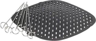 Philips HD9951/00 Airfryer Grill master kit. Grill bodem en spiesjes